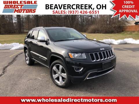 2015 Jeep Grand Cherokee for sale at WHOLESALE DIRECT MOTORS in Beavercreek OH
