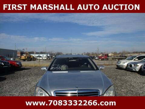 2007 Mercedes-Benz S-Class for sale at First Marshall Auto Auction in Harvey IL