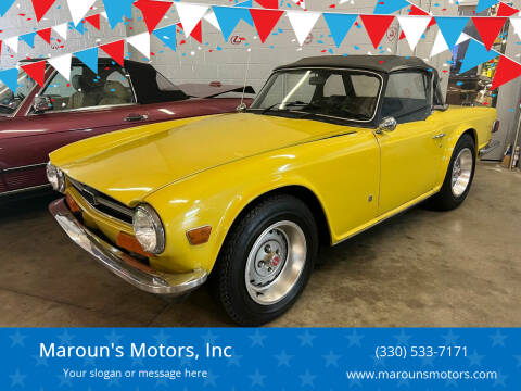 1973 Triumph TR6 for sale at Maroun's Motors, Inc in Boardman OH