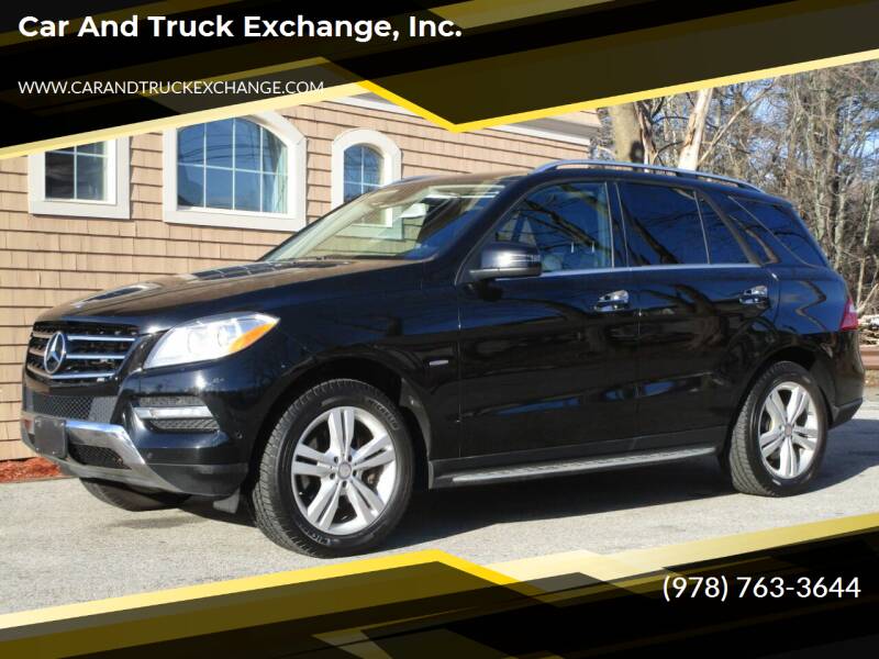 2012 Mercedes-Benz M-Class for sale at Car and Truck Exchange, Inc. in Rowley MA