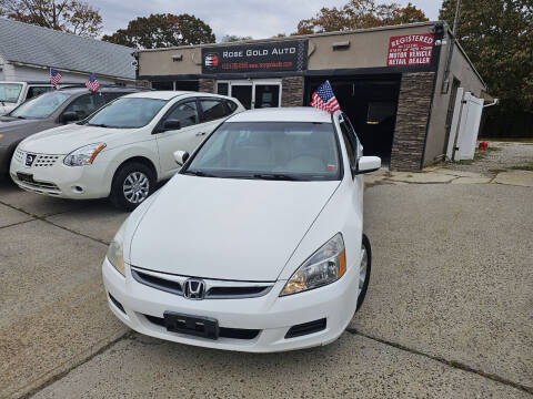 2007 Honda Accord for sale at Rose Gold Auto LLC in Islip Terrace NY