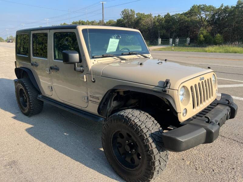 2016 Jeep Wrangler Unlimited for sale at TROPHY MOTORS in New Braunfels TX