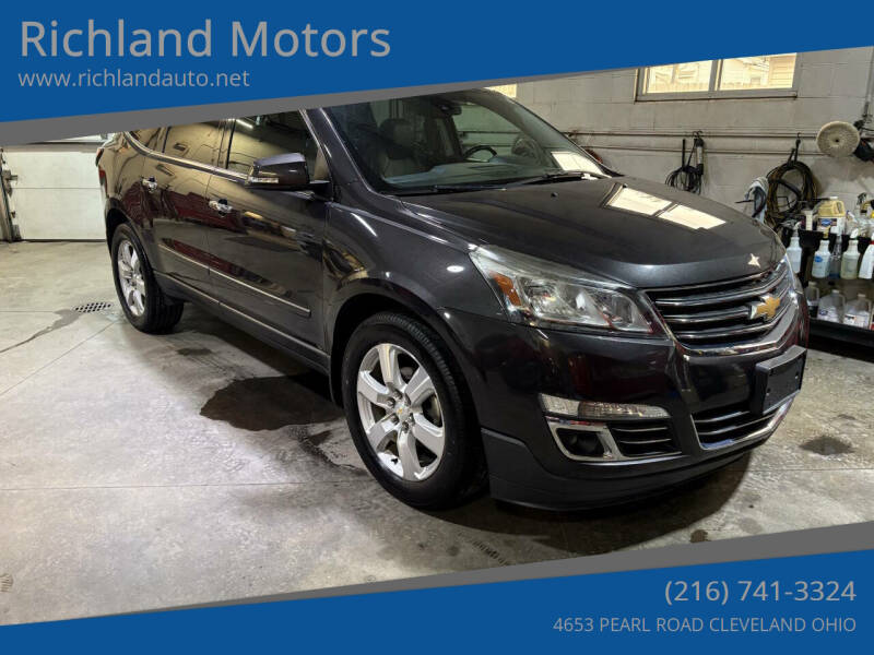 2017 Chevrolet Traverse for sale at Richland Motors in Cleveland OH