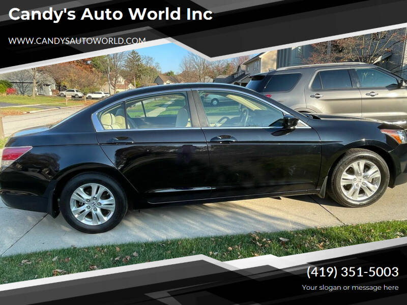 2008 Honda Accord for sale at Candy's Auto World Inc in Toledo OH