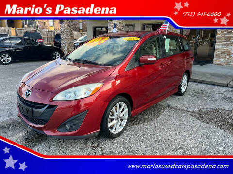 2013 Mazda MAZDA5 for sale at Mario's Pasadena in Pasadena TX