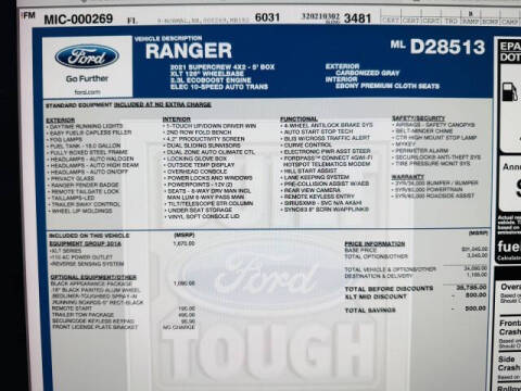 2021 Ford Ranger XLT