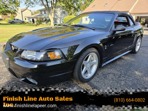 1999 Ford Mustang SVT Cobra for sale at Finish Line Auto Sales Inc. in Lapeer MI