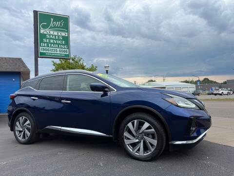 2019 Nissan Murano for sale at Jon's Auto in Marquette MI