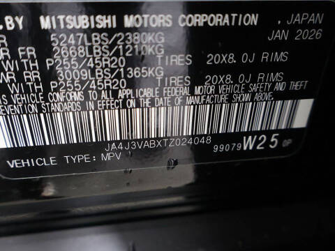 2026 Mitsubishi Outlander SE