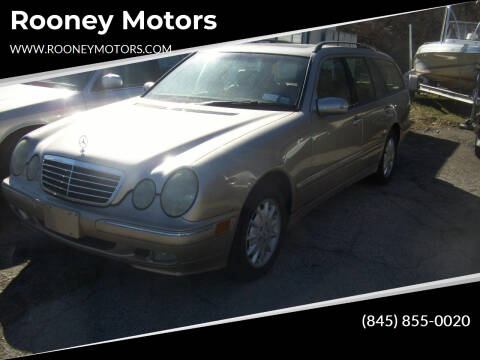 2002 Mercedes-Benz E-Class for sale at Rooney Motors in Pawling NY