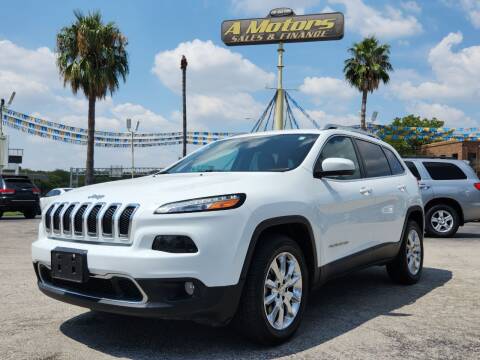 2016 Jeep Cherokee for sale at A MOTORS SALES AND FINANCE in San Antonio TX