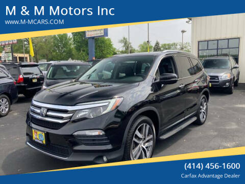 2016 Honda Pilot for sale at M & M Motors Inc in West Allis WI