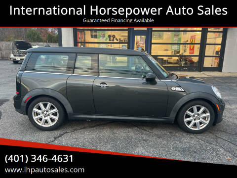 2012 MINI Cooper Clubman for sale at International Horsepower Auto Sales in Warwick RI
