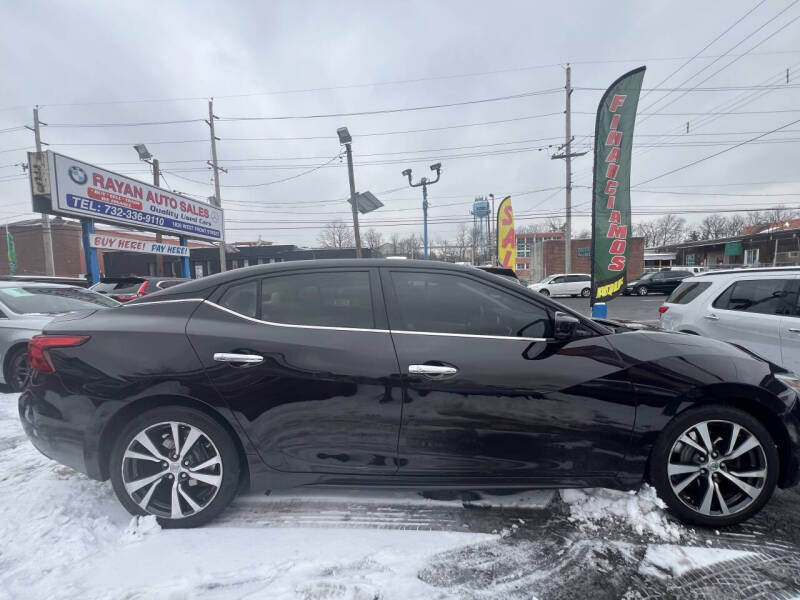2017 Nissan Maxima for sale at Rayan Auto Sales in Plainfield NJ