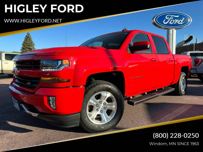 2018 Chevrolet Silverado 1500 for sale at HIGLEY FORD in Windom MN