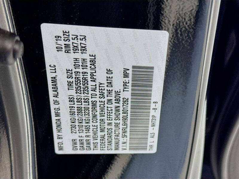 2020 Honda Odyssey Elite