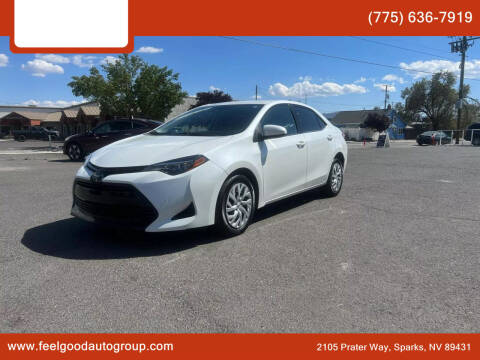 2017 Toyota Corolla for sale at FEEL GOOD AUTO GROUP in Sparks NV