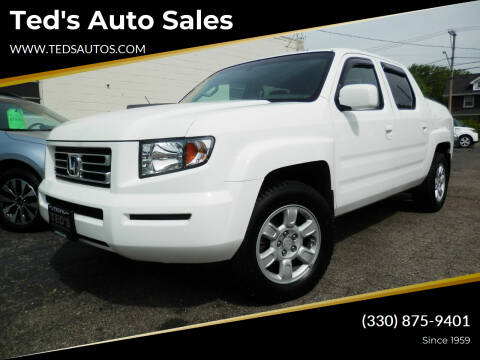 2006 Honda Ridgeline for sale at Ted's Auto Sales in Louisville OH