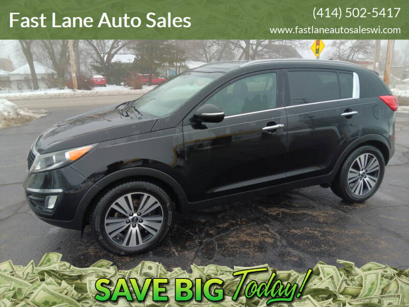 2016 Kia Sportage for sale at Fast Lane Auto Sales in Union Grove WI