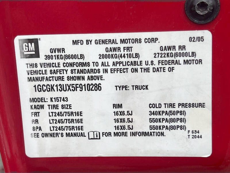 2005 Chevrolet Silverado 1500HD