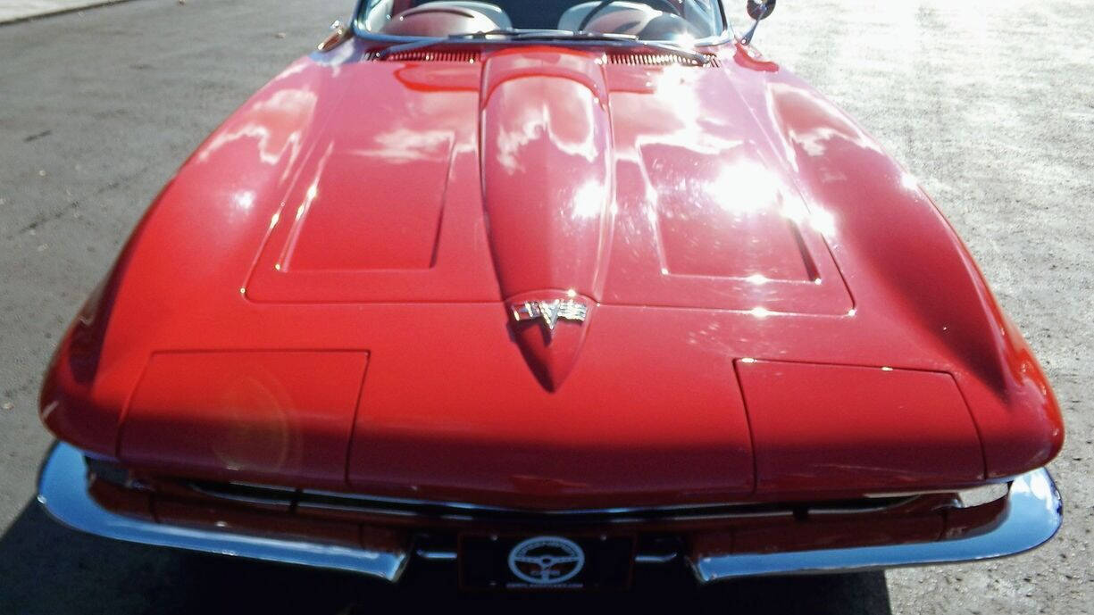 Red 1964 Chevrolet Corvette Convertible 2