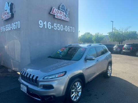 2016 Jeep Cherokee for sale at LIONS AUTO SALES in Sacramento CA