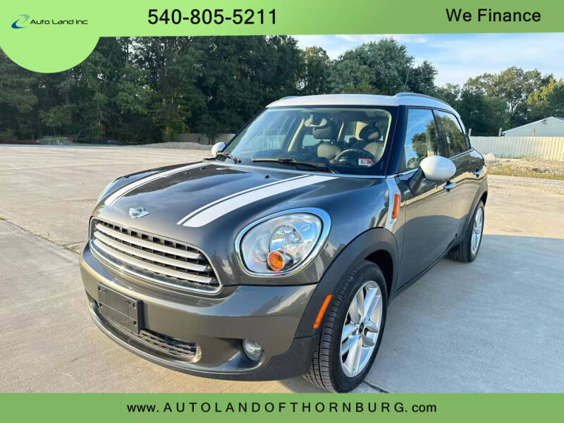 2012 MINI Cooper Countryman for sale at Auto Land of Thornburg in Spotsylvania VA