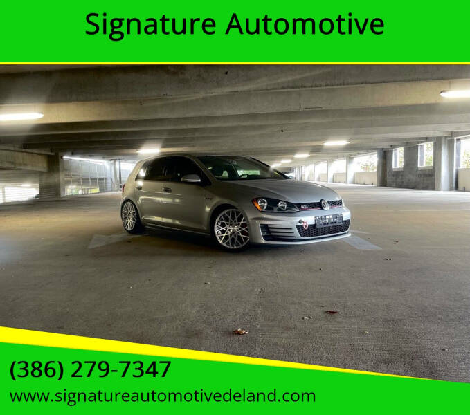 2015 Volkswagen Golf GTI for sale at Signature Automotive in Deland FL