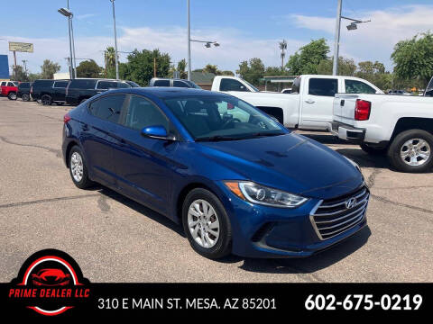 2017 Hyundai Elantra for sale at PRIME DEALER, LLC. in Mesa AZ