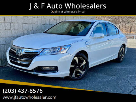 2014 Honda Accord Plug-In for sale at J & F Auto Wholesalers in Waterbury CT
