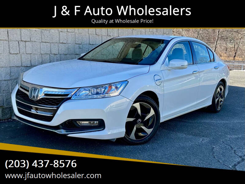 2014 Honda Accord Plug-In for sale at J & F Auto Wholesalers in Waterbury CT