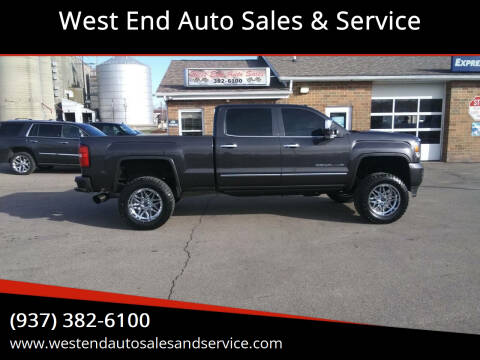 2016 GMC Sierra 2500HD for sale at West End Auto Sales & Service in Wilmington OH