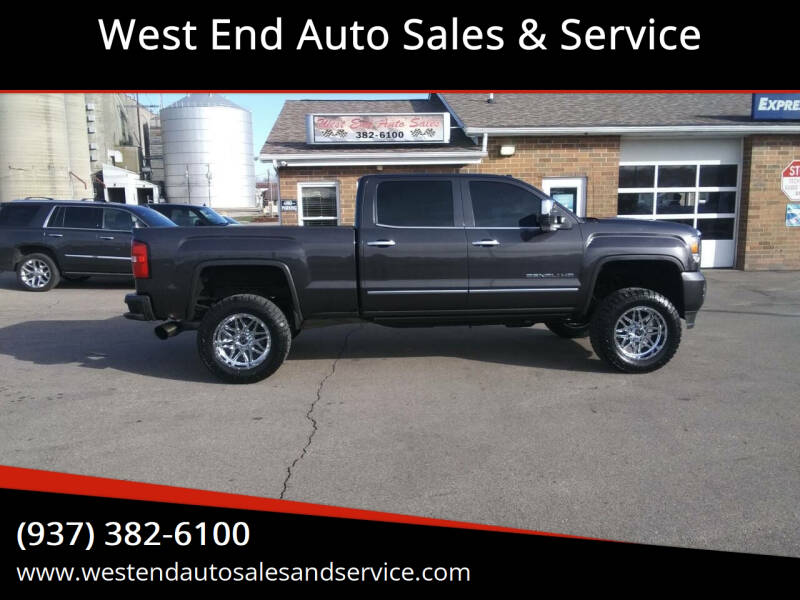 2016 GMC Sierra 2500HD for sale at West End Auto Sales & Service in Wilmington OH