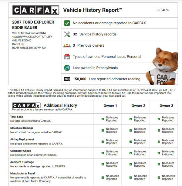 2007 Ford Explorer Eddie Bauer