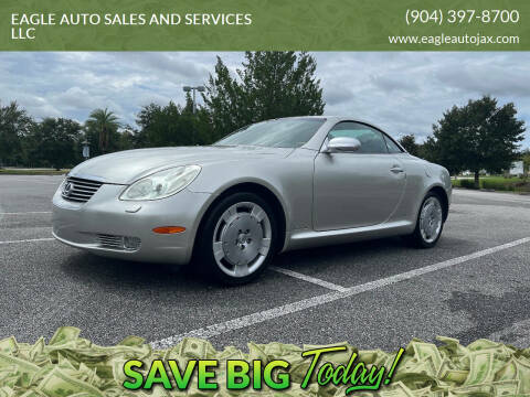 2002 Lexus SC 430 for sale at EAGLE AUTO SALES AND SERVICES LLC in Jacksonville FL