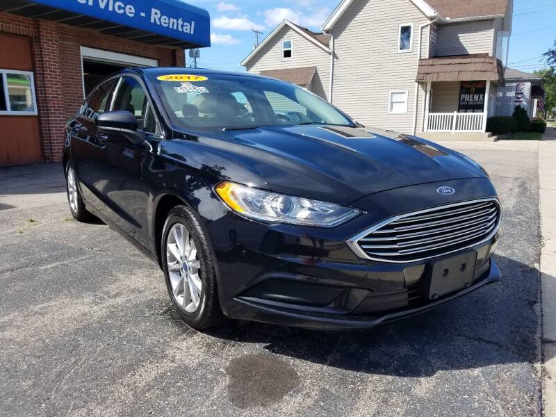 2017 Ford Fusion for sale at BELLEFONTAINE MOTOR SALES in Bellefontaine OH