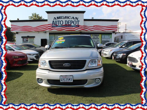 2001 Ford F-150 SVT Lightning for sale at American Auto Depot in Modesto CA
