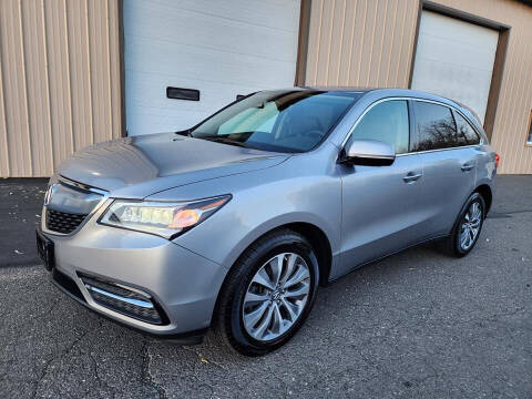 2016 Acura MDX for sale at Massirio Enterprises in Middletown CT