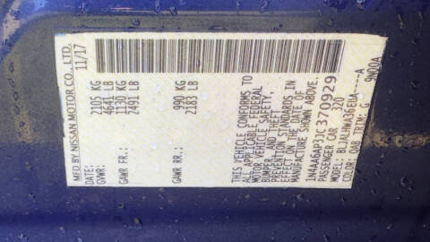 2018 Nissan Maxima Platinum