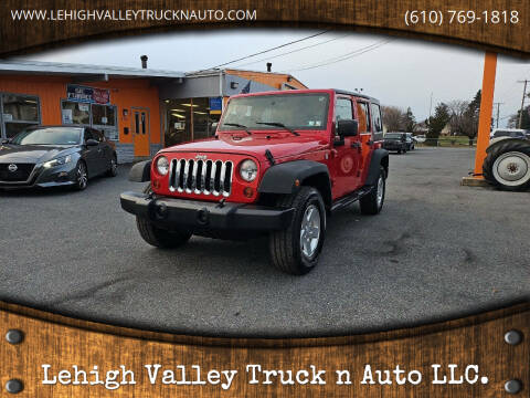 2010 Jeep Wrangler Unlimited for sale at Lehigh Valley Truck n Auto LLC. in Schnecksville PA