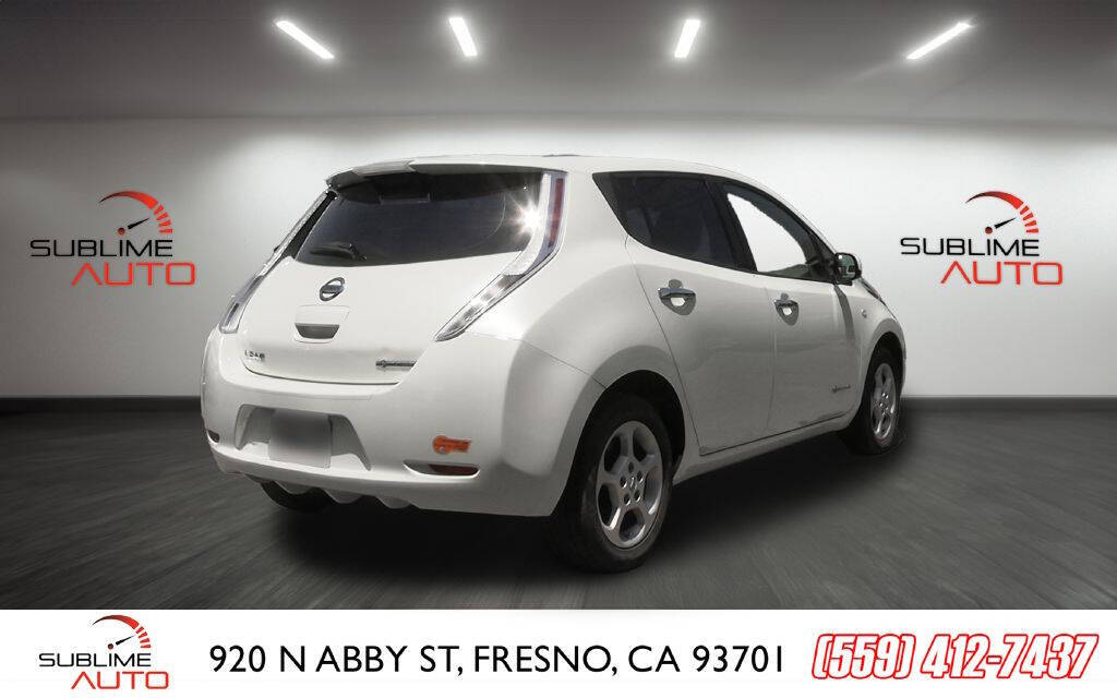 2012 Nissan LEAF for sale at SUBLIME AUTO in Fresno, CA