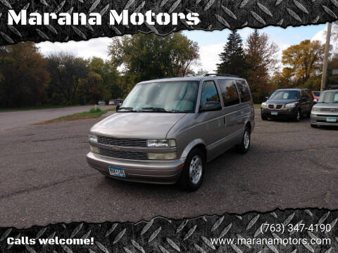 2005 Chevrolet Astro for sale at Marana Motors in Princeton MN