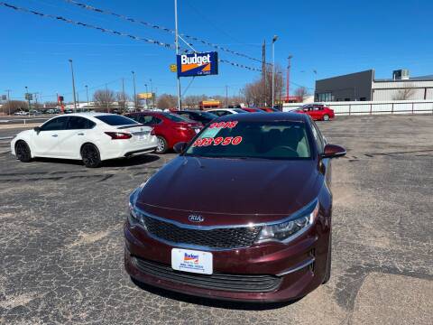 2018 Kia Optima for sale at BUDGET CAR SALES in Amarillo TX