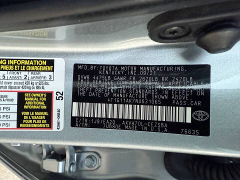 2022 Toyota Camry SE