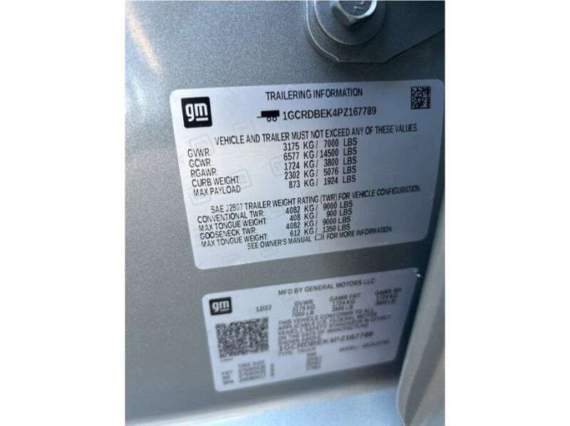 2023 Chevrolet Silverado 1500 Custom