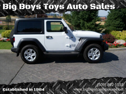 2020 Jeep Wrangler for sale at Big Boys Toys Auto Sales in Spokane Valley WA