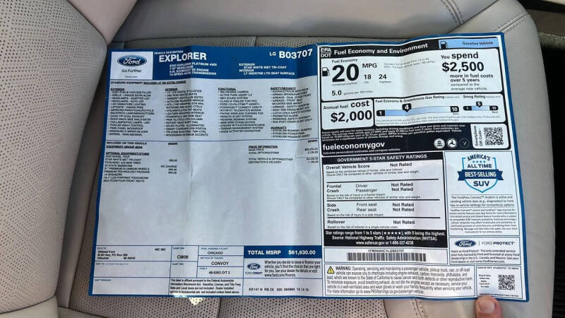 2020 Ford Explorer Platinum