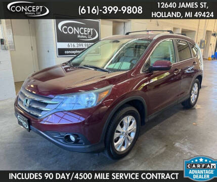 2013 Honda CR-V for sale at Concept Motors LLC in Holland MI