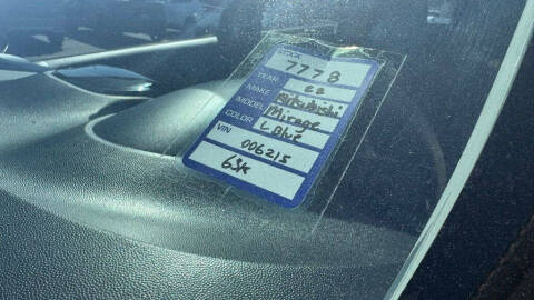 2022 Mitsubishi Mirage ES