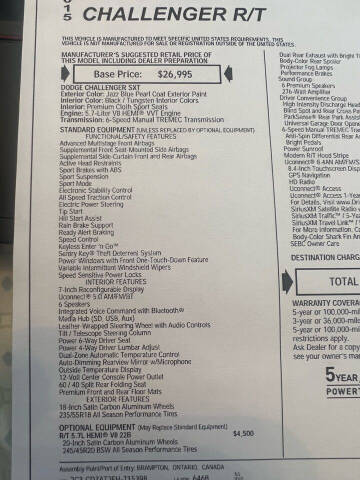 2015 Dodge Challenger R/T